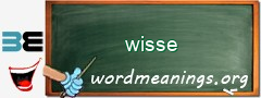 WordMeaning blackboard for wisse